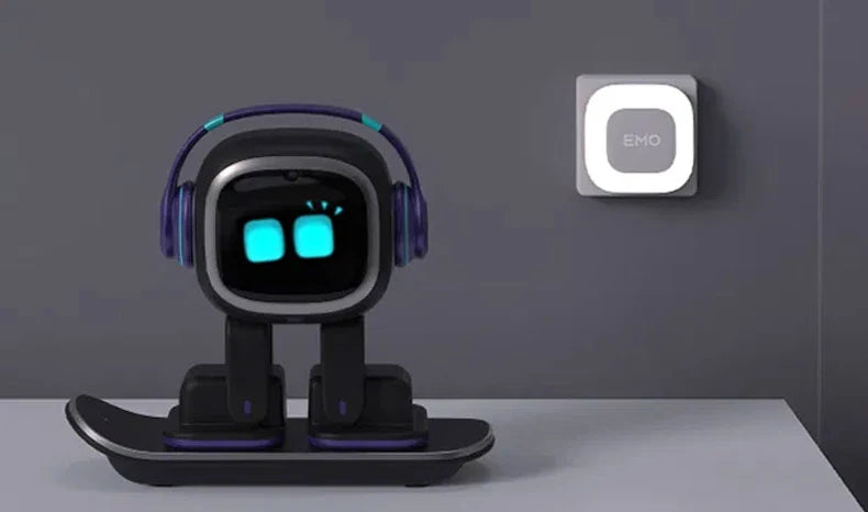 Smart Automation Robot EMO Emotional Companion Interaction Robot AI Automation with Voice Commands Self-Learning & Touch Sensing