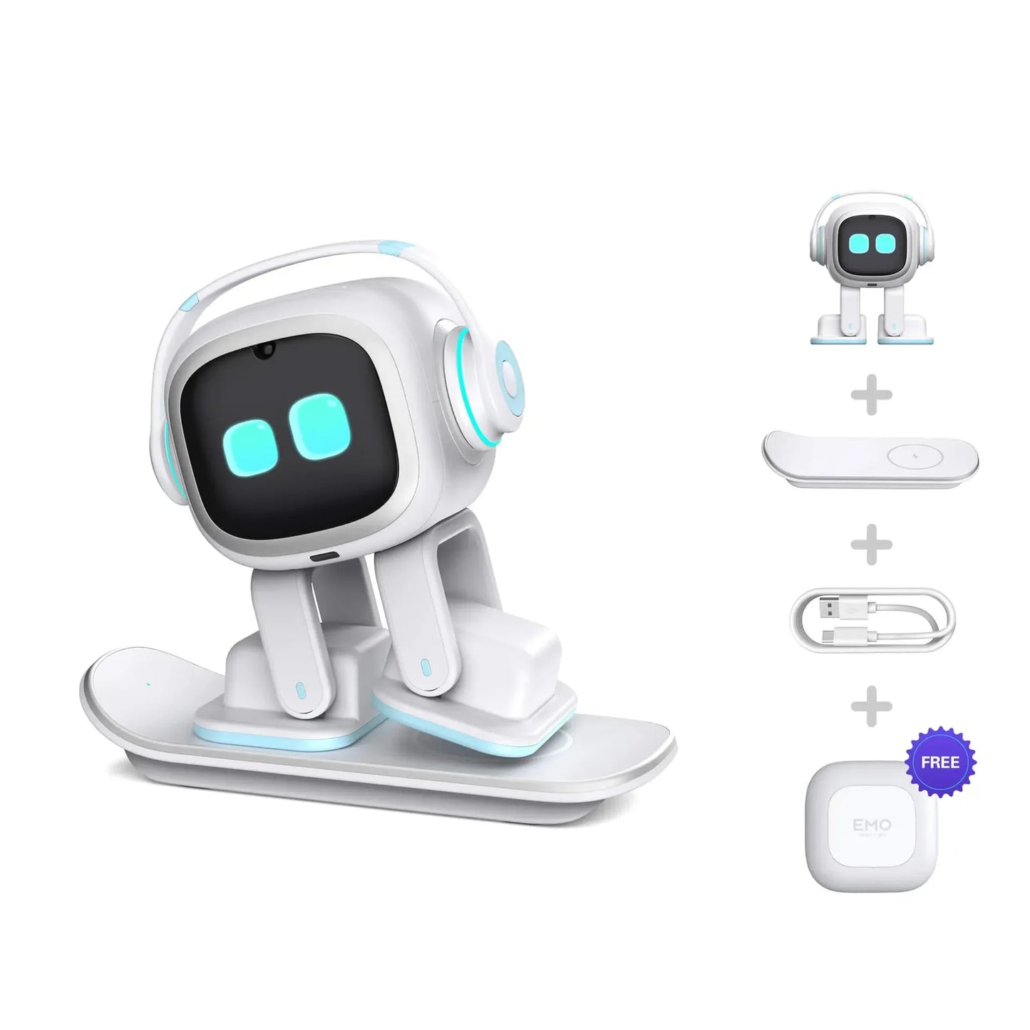 EMO AI Robot 2026, Voice & Facial Recognition, Emotional Communication Companion, Home Automation Educational Toy for All Ages