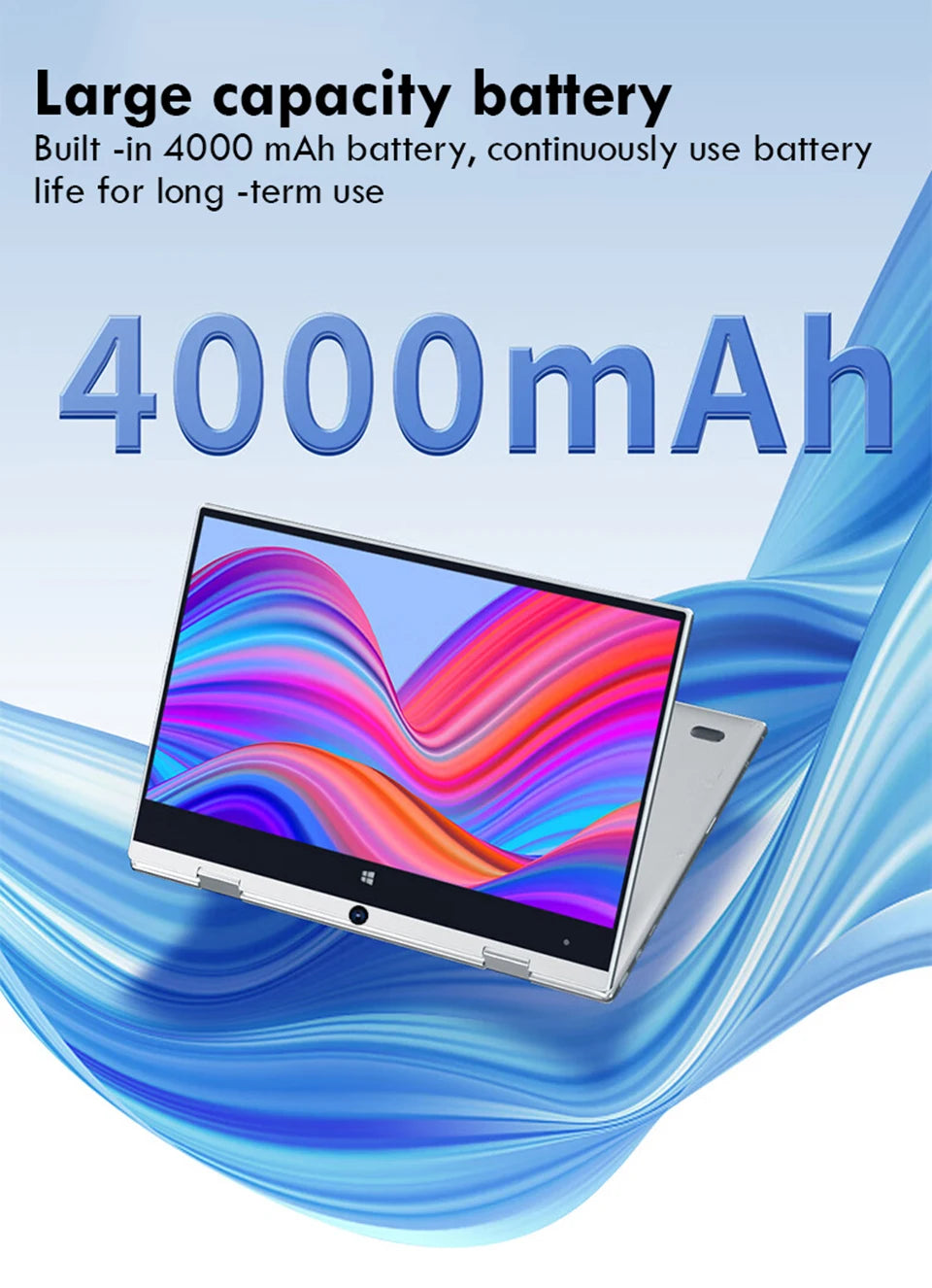 2 in 1 Laptop Computer Touch Screen 11.6" Intel Core i7-8500Y 8GB 1TB 2TB SSD Windows 11 Office Portable PC 360° Flip Notebook