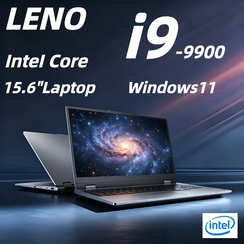 15.6 Inch 4K HD Gaming Laptop Intel Core i9 9900 Win11 16GB RAM 1TB SSD Ultra Slim Portable Office Business Notebook Computer