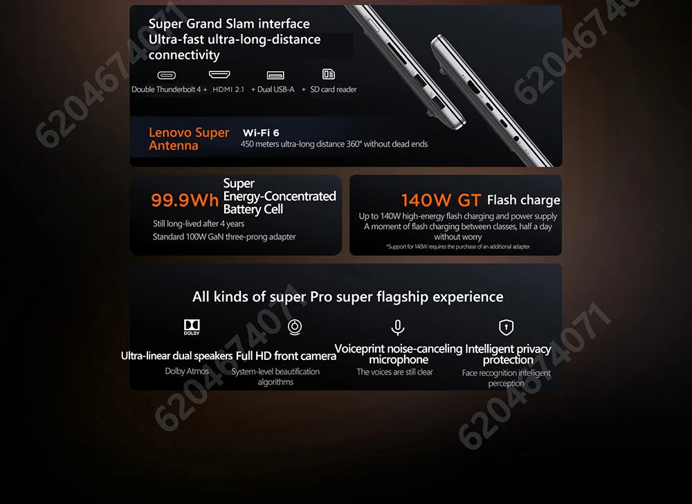 Lenovo Xiaoxin Pro16GT  AI9 H 365/ Xiaoxin Pro16GT 2026 AI9 H 465 32GB 1TB 16inch 2880x1800 120Hz