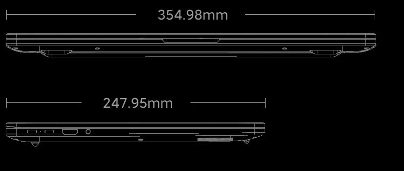 Xiaomi laptop RedmiBook Pro 16 2024 Core Ultra 5-125H/Ultra 7-155H ARC Graphics 32GB DDR5 1TB SSD 16-inch 3.1K 165hz Screen Pc