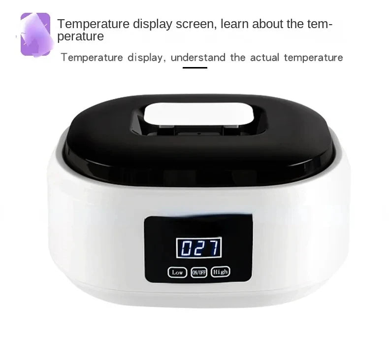 110V 220V Professional Wax Heater with Adjustable Temperature and Large Capacity Beauty and Body Melting Wax Machine 200W
