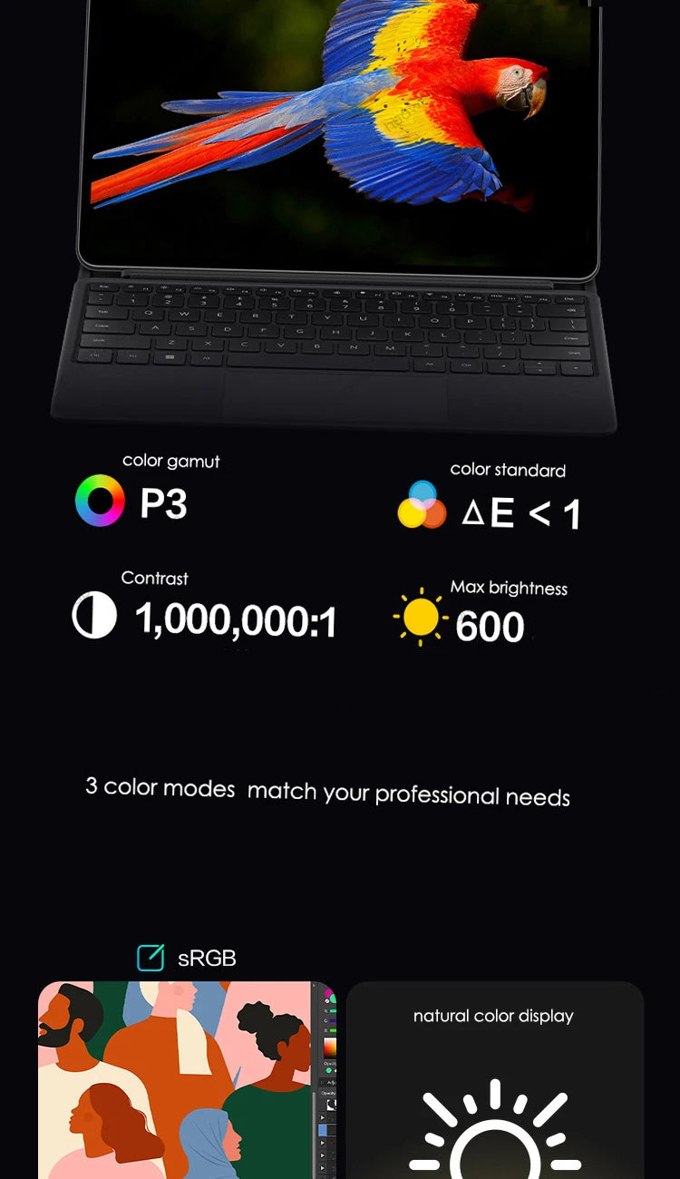 2022 HUAWEI MateBook E Tablet Mini Pc 12.6 Inch OLED Full Screen 2 In 1 Laptop i5/i7 8GB16GB 256GB/512GB  Windows 11 Notebook