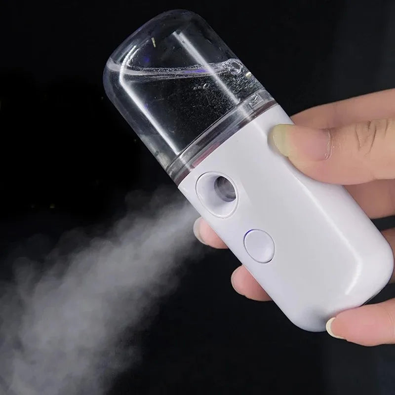 Mini Nano Spray Face Steamer Moisturizing Facial Sprayer Beauty Instrument USB Humidifier Nebulizer Beauty Skin Care Tools