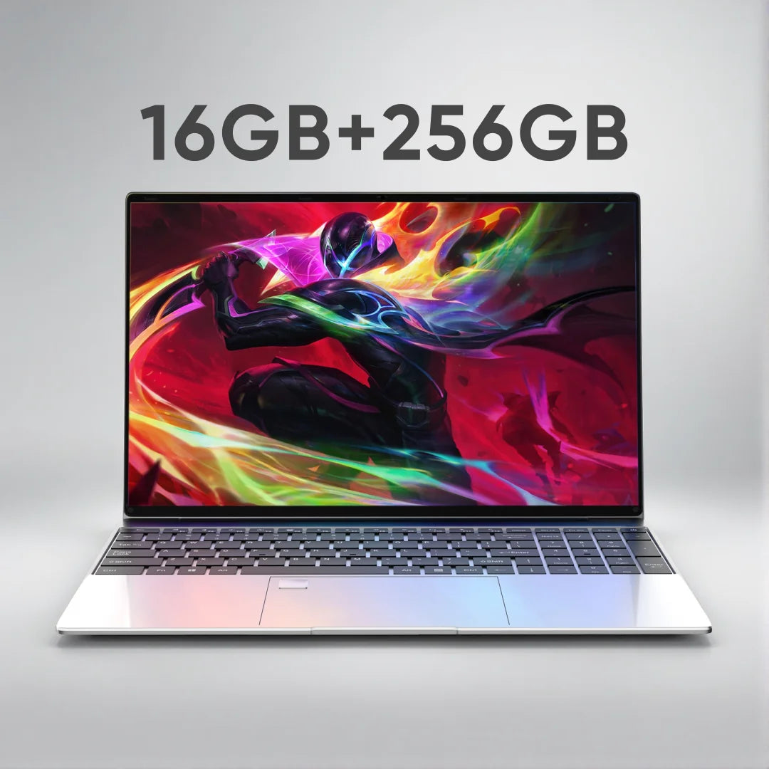 2026LENO 15.6 Inch Laptop Intel i9-9880H 32GB RAM 2TB SSD 1920*1080 FHD Display Windows 11 Gaming Office Study Portable Notebook