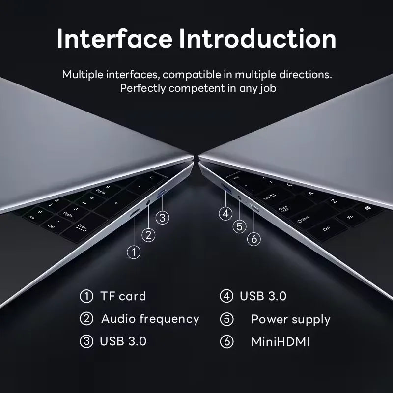 NEW Intel Core i9-10980HK laptop 16GB RAM 1/2TB SSD Portable laptops 14.1-inch Windows 11 Por Notebook computer Office Gaming