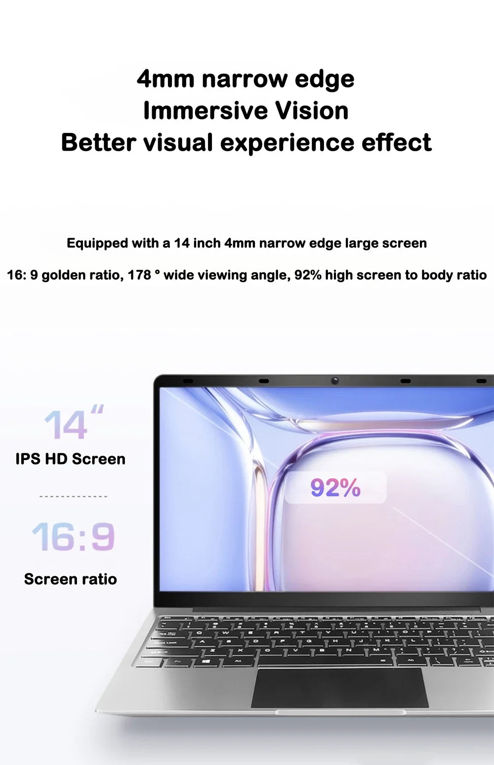Powerful 14.1" Laptop Intel Core I9-9900 32GB 2TB Gaming PC Super Thin Office Study Computer PC Windows 11 Pro 1920*1080 HD