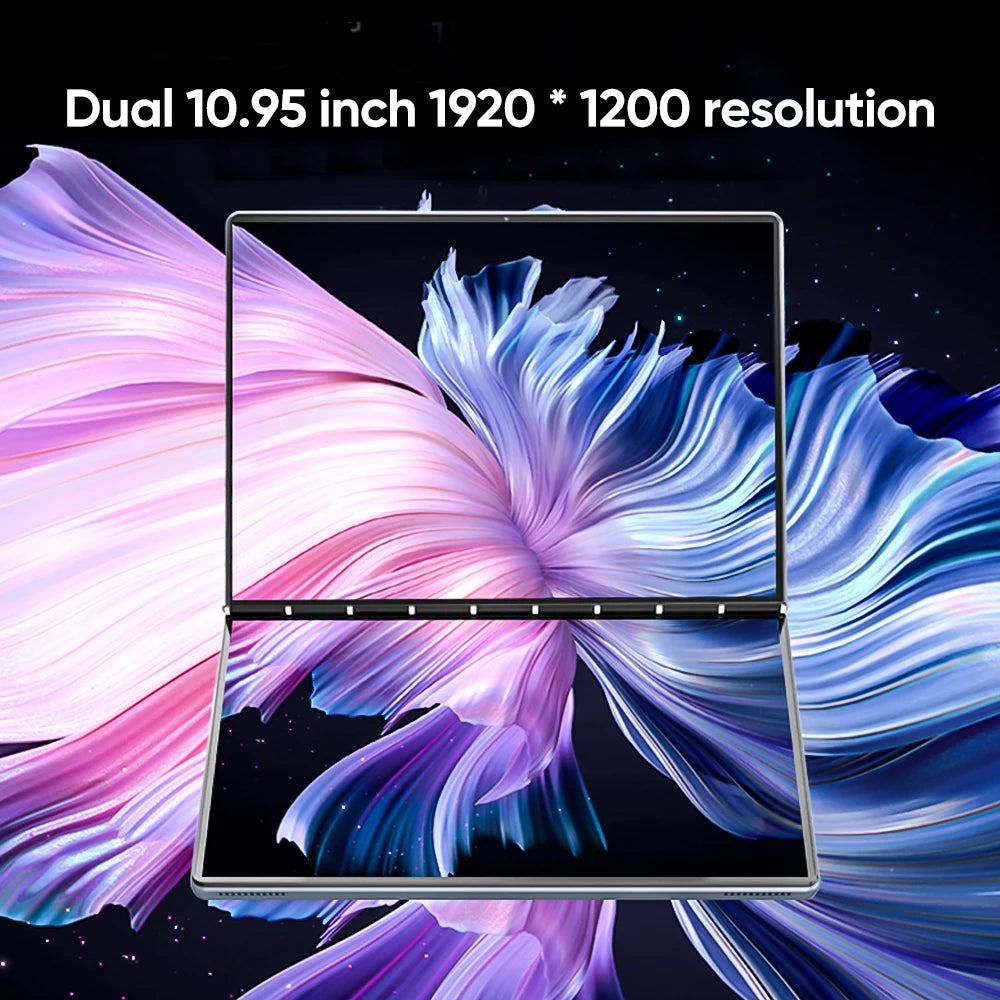 Topton 2 Screen Laptop Intel i3 1215U N100 Dual 10.95inch IPS Touch Screen Windows 11 Office Computer Tablet PC Notebook WiFi6