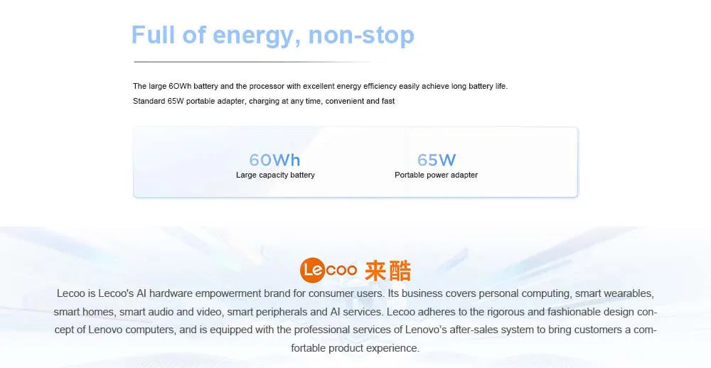 Lenovo NEW 2025 Lecoo Air 16 Ultra5 125H 32G+1T 16-Inch 2.5K 120Hz IPS Screen