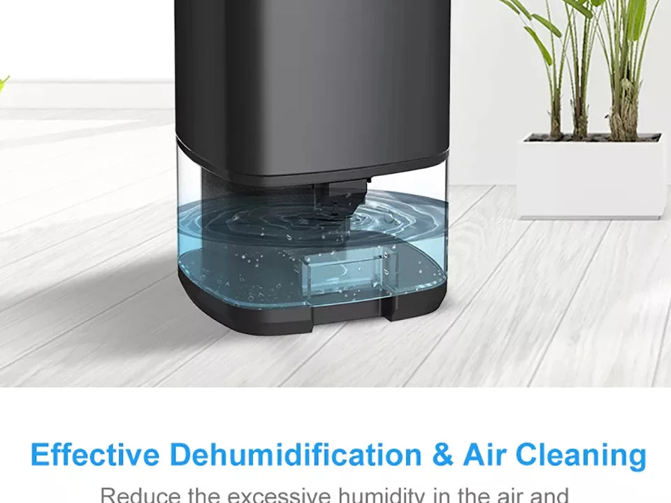 Electric Dehumidifier Moisture Absorbers Air Dryer With 1000ml Water Tank  Air Home Dehumidifier For Basement Bathroom Wardrobe