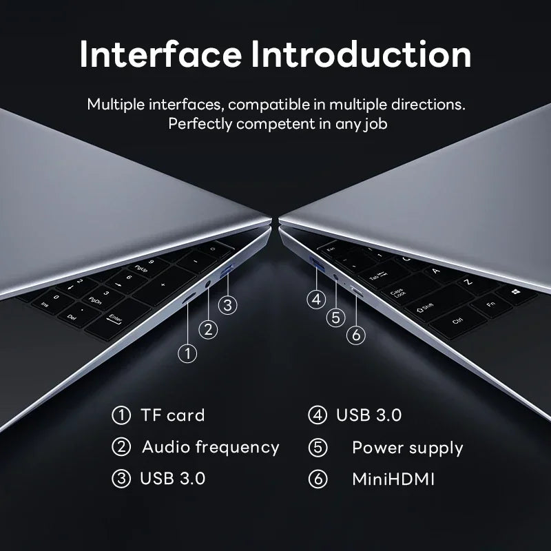 NEW Intel Core i9-10980HK laptop 16GB RAM 1/2TB SSD Portable laptops 14.1-inch Windows 11 Por Notebook computer Office Gaming