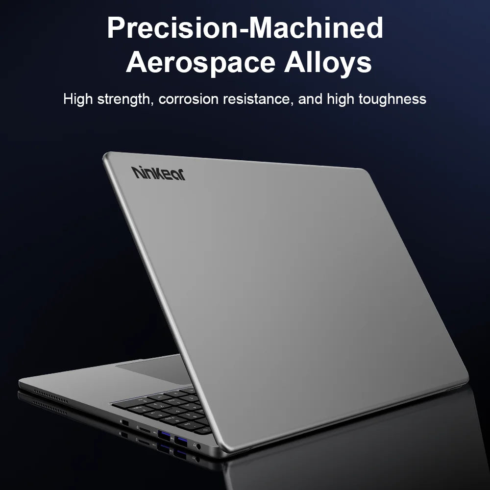 Ninkear A15 Pro 16 Inch Laptop AMD Ryzen 5 5500U 16GB RAM 1TB SSD 2.5K 120Hz Display Windows 11 Metal Notebook Fingerprint Backlit Keyboard USB-C WiFi 6 EU Plug