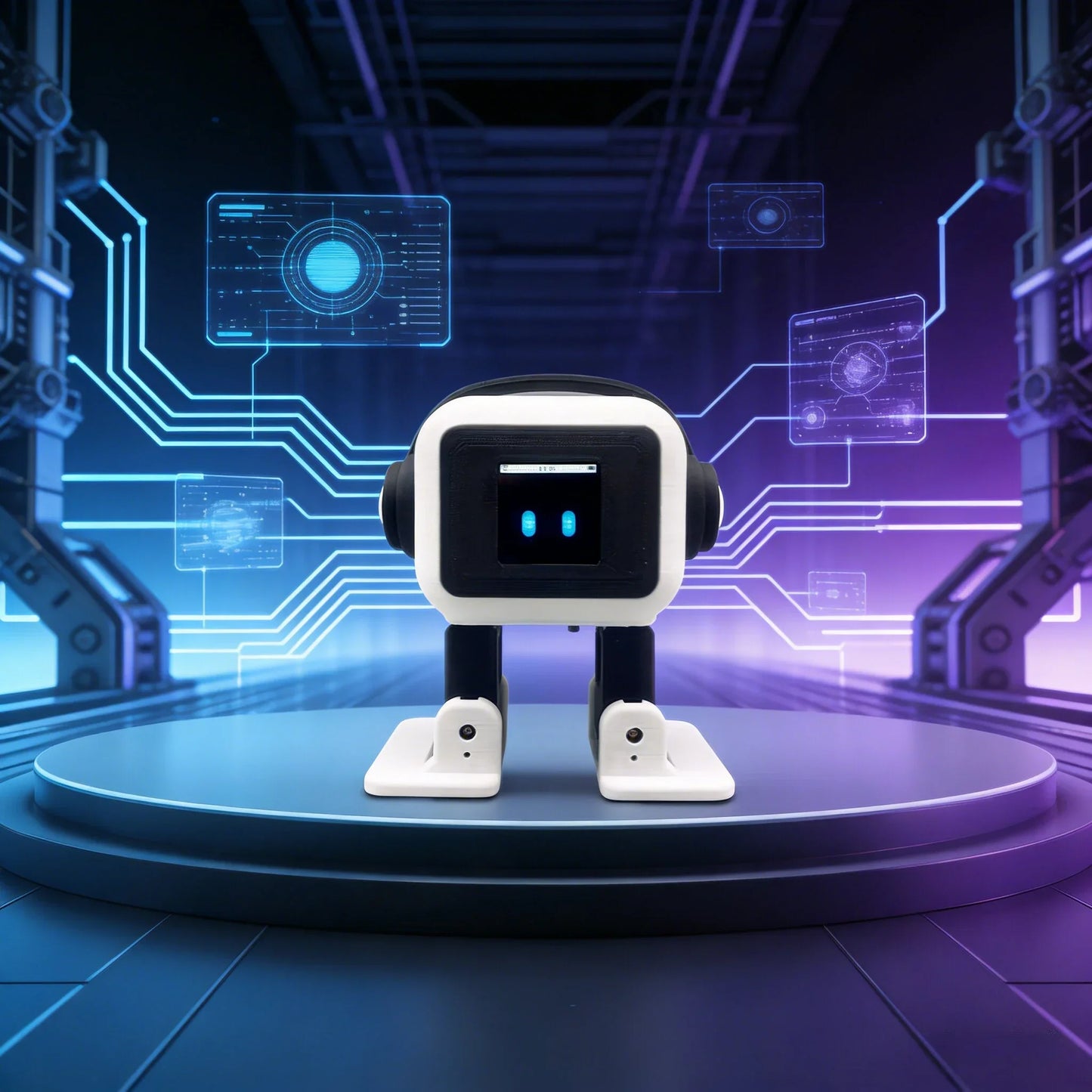 New AI EMO Robot Companion - Smart Desktop Pet with Large Model Access, Interactive Emotional Robot with Dancing