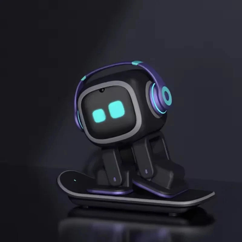 2026 Emo AI Desktop Robot Companion | Features voice interaction, facial recognition, music playback, and dancing capabilities
