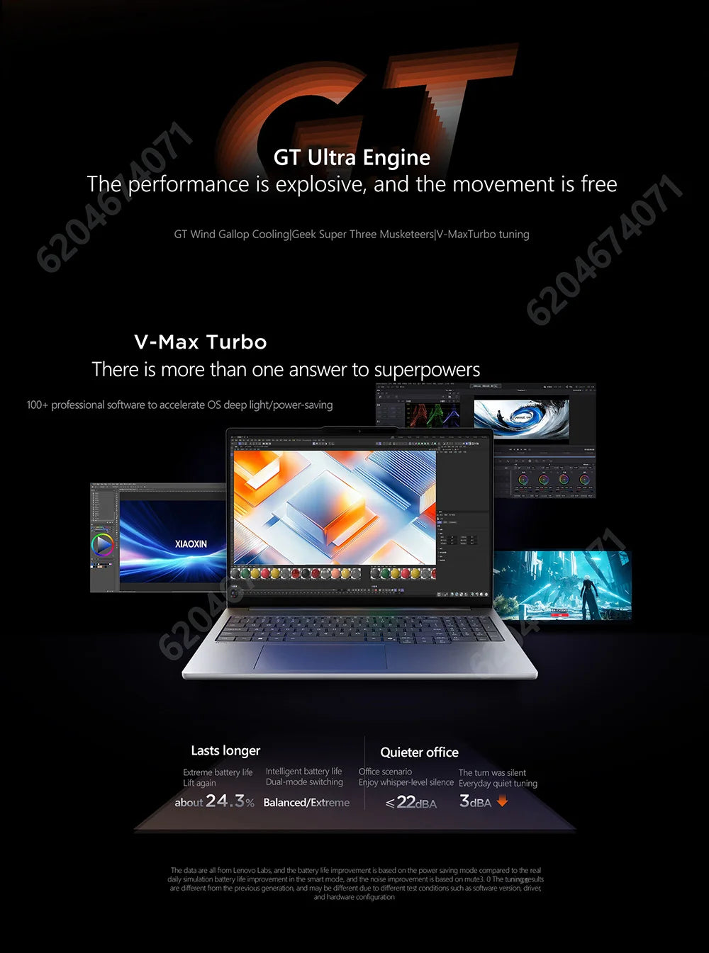 Lenovo Xiaoxin Pro16GT  AI9 H 365/ Xiaoxin Pro16GT 2026 AI9 H 465 32GB 1TB 16inch 2880x1800 120Hz