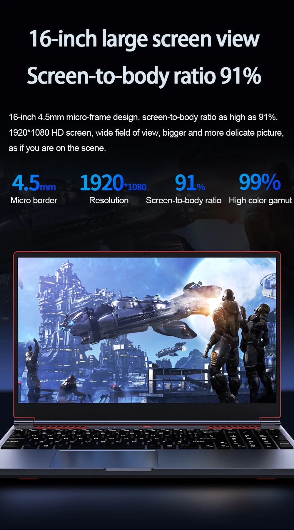 S6 laptop gamer Intel Core i9-13900HK RTX4050 6G 16.1 Inch 4800mah gaming laptop fingerprint DDR5 144 Hz lightweight laptops