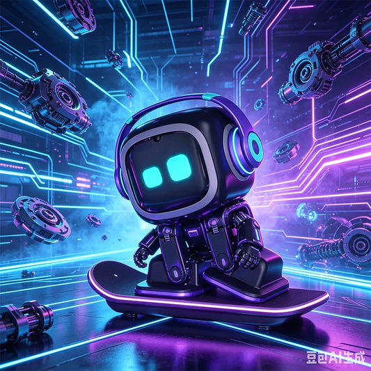 New AI EMO Robot Companion - Smart Desktop Pet with Large Model Access, Interactive Emotional Robot with Dancing