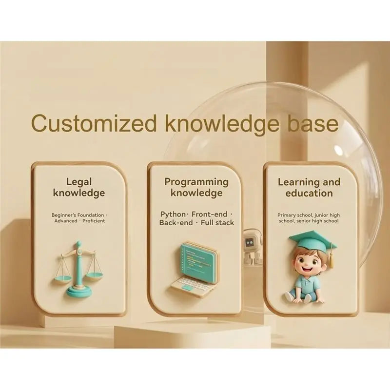 BTLIFE-EMO Robot Singing Dancing AI Chatbot Robot Smart Emotion Perception Emoji Display Touch Interaction AI Companionship Pet