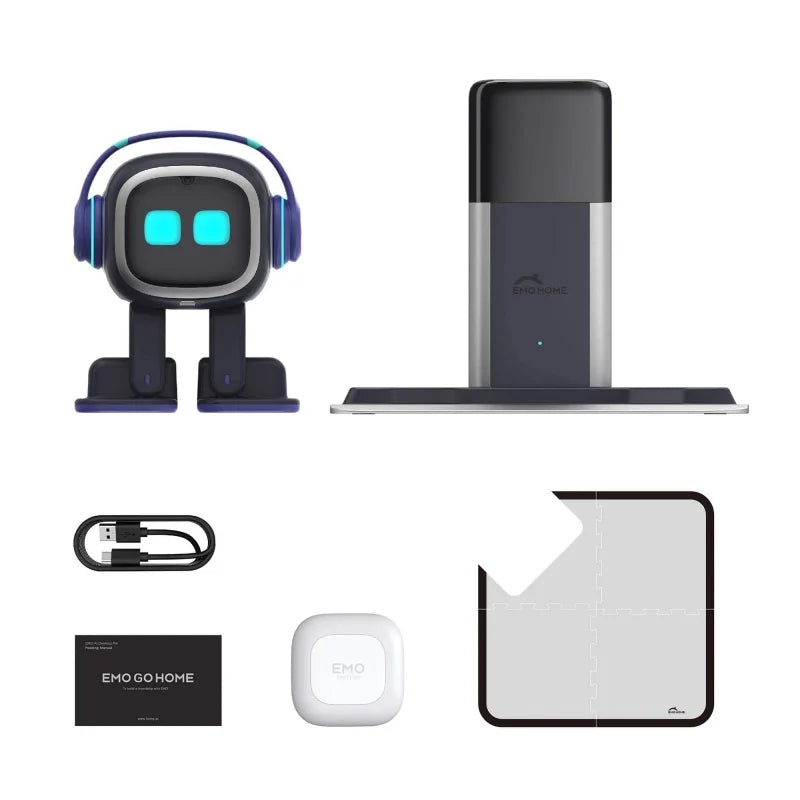Smart Automation Robot EMO Emotional Companion Interaction Robot AI Automation with Voice Commands Self-Learning & Touch Sensing