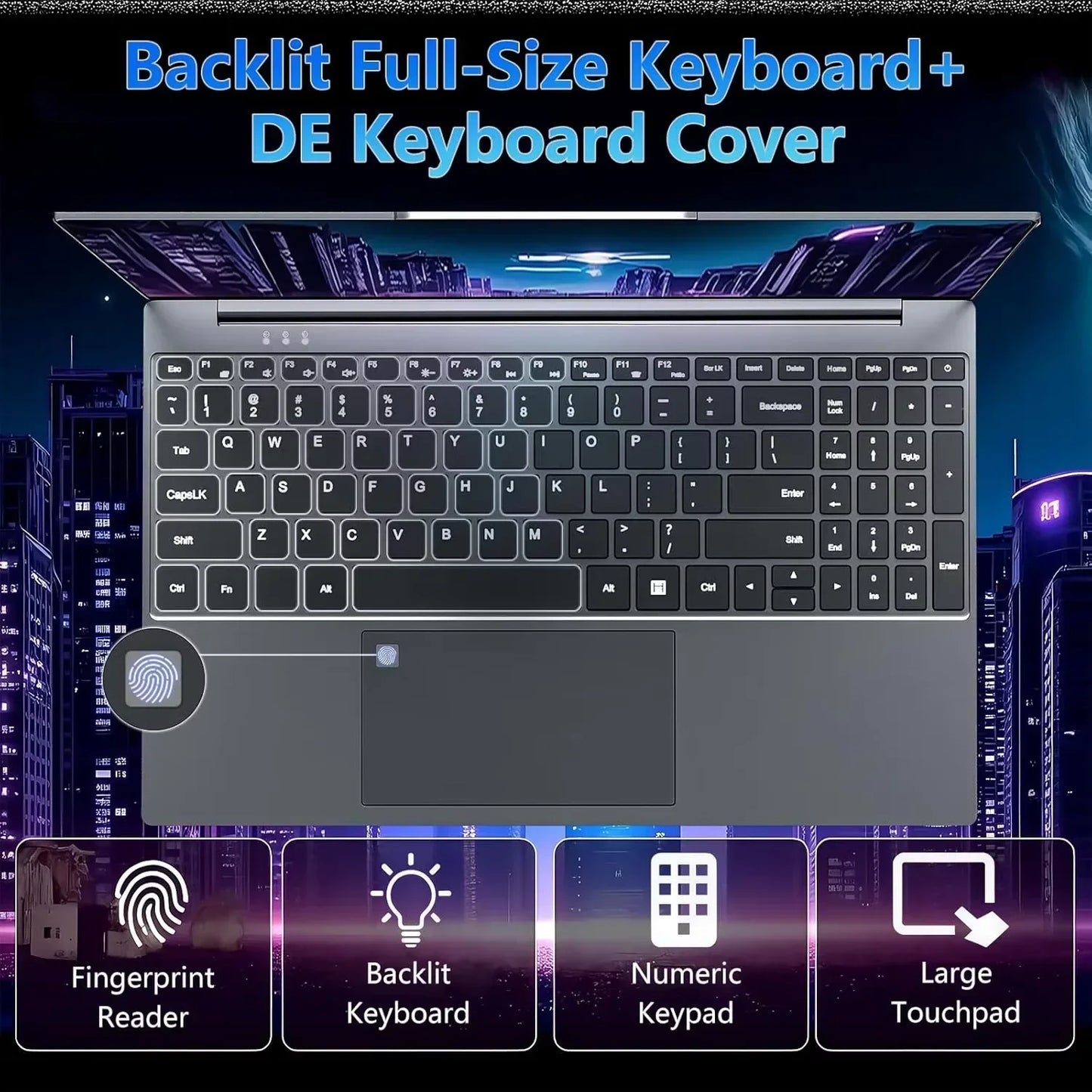 Core i9-10980HK Laptop 16GB RAM 1TB/2TB SSD Backlit Keyboard Fingerprint Unlocking Function Gaming and Business Dual Use Laptop