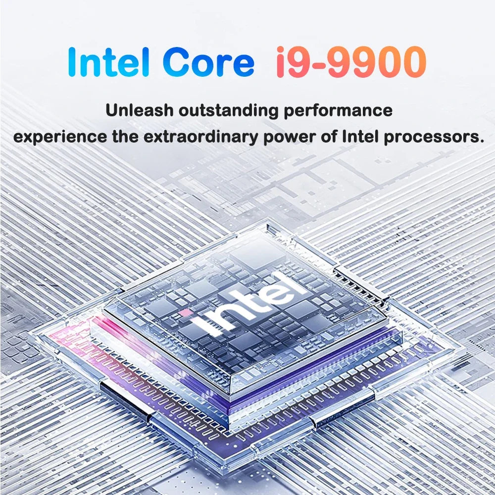 Powerful 14.1" Laptop Intel Core I9-9900 32GB 2TB Gaming PC Super Thin Office Study Computer PC Windows 11 Pro 1920*1080 HD