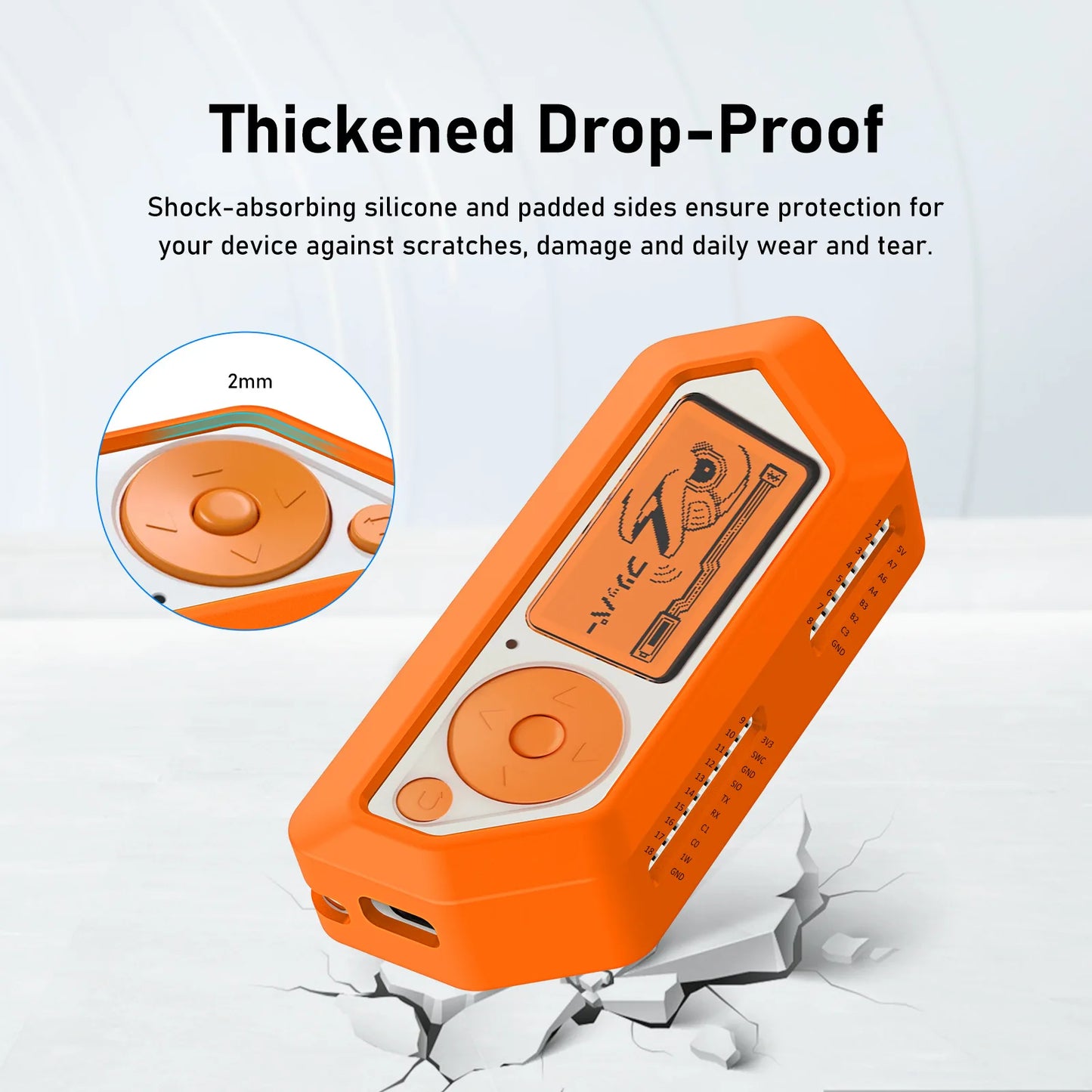New Flipper Zero Box Electronic Pet Dolphin Pet Dolphin Open-source Multi-functional Remote Control Gadget Geek Silicone Case