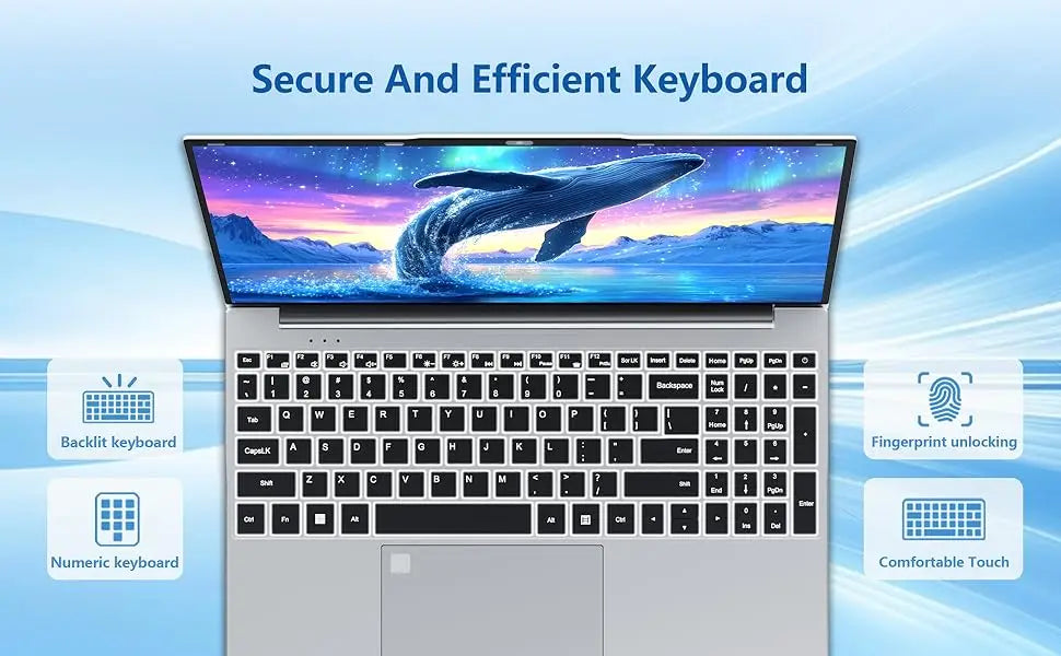 Intel i9 Laptop Computer Windows 11 Fingerprint UnIock Notebook Pc Intel i9 10980HK/9900U 16GB RAM 1TB SSD Office Gaming Laptop