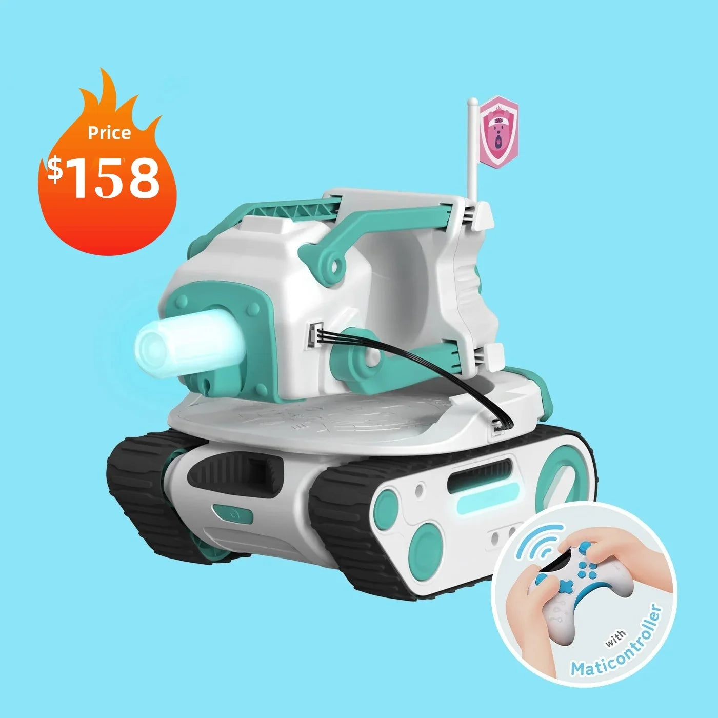 Eilik AI Smart Robot with Emotional Interaction Cute Blue/Pink Multiple Modes