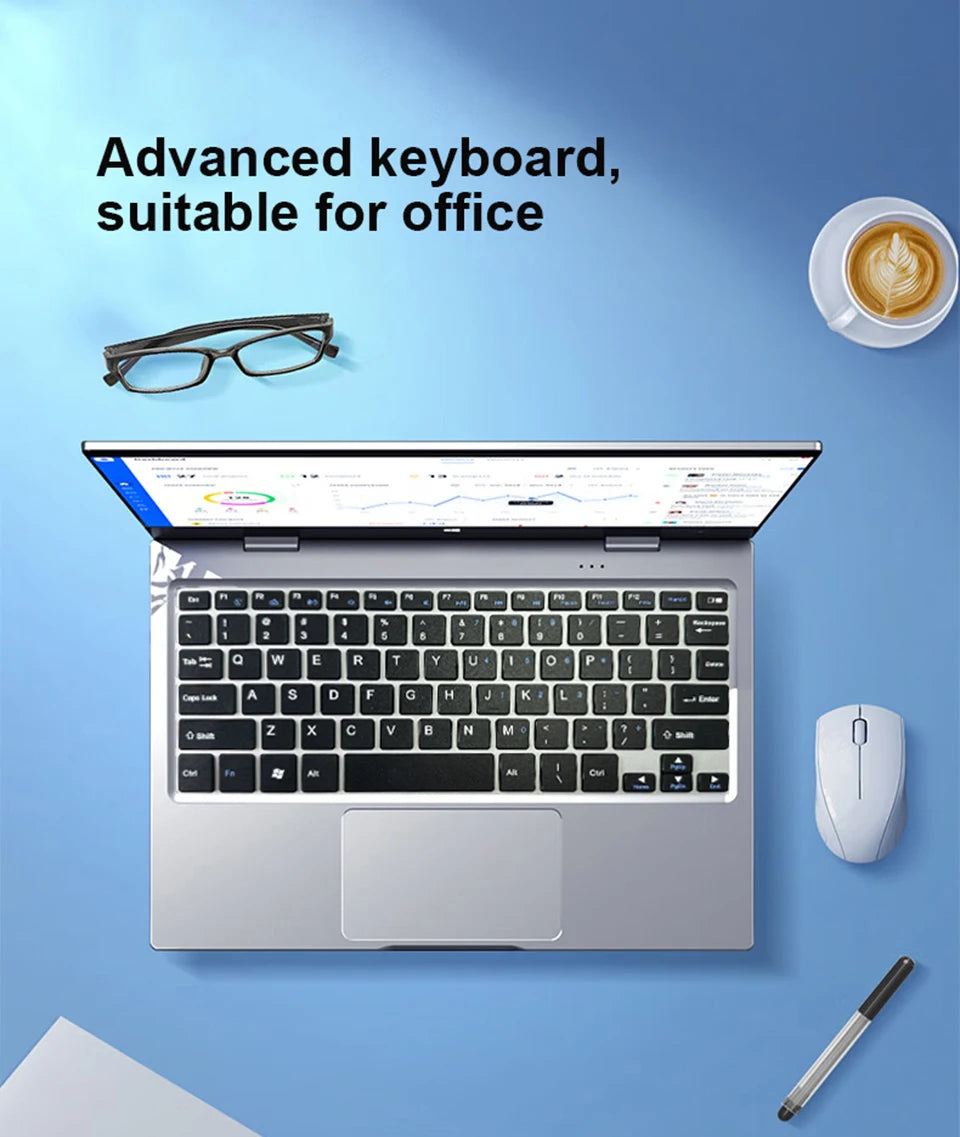 2 in 1 Laptop Computer Touch Screen 11.6" Intel Core i7-8500Y 8GB 1TB 2TB SSD Windows 11 Office Portable PC 360° Flip Notebook