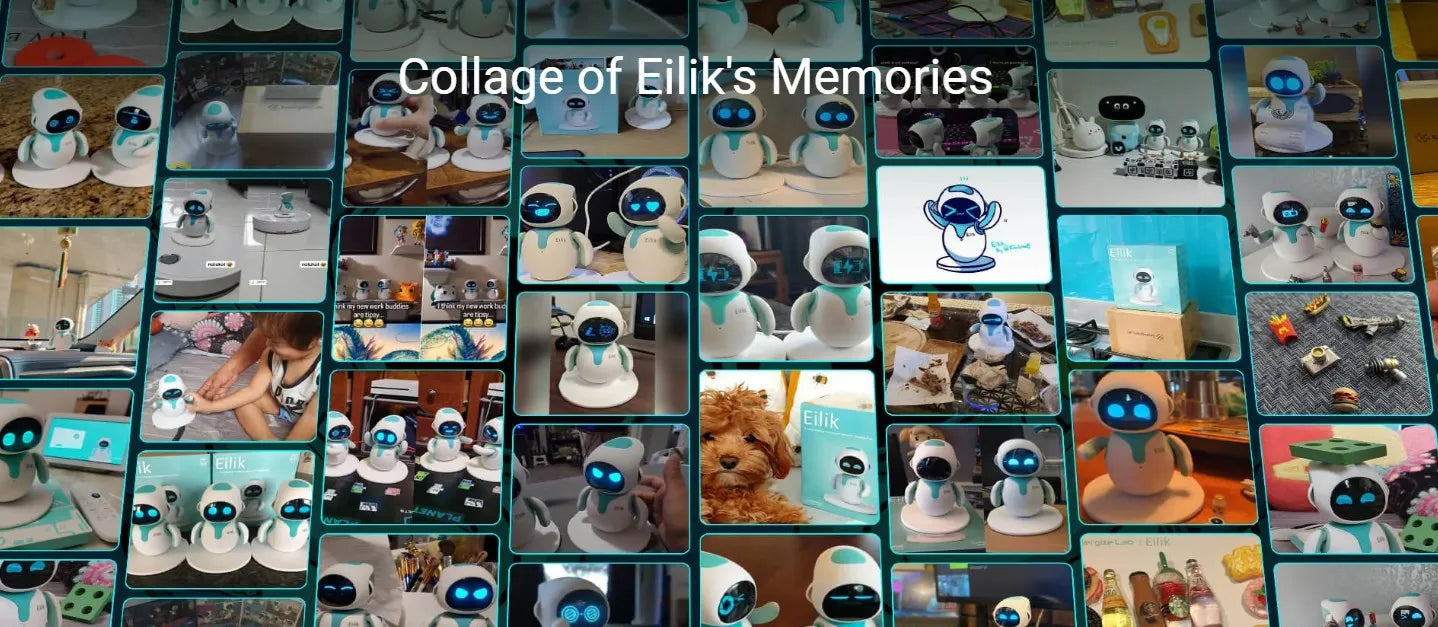 EMO Emoticons Eilik Smart Robot Electronics Automation AI Desktop Pet Intelligence Touch Interactive Mode Multi Functional Robot