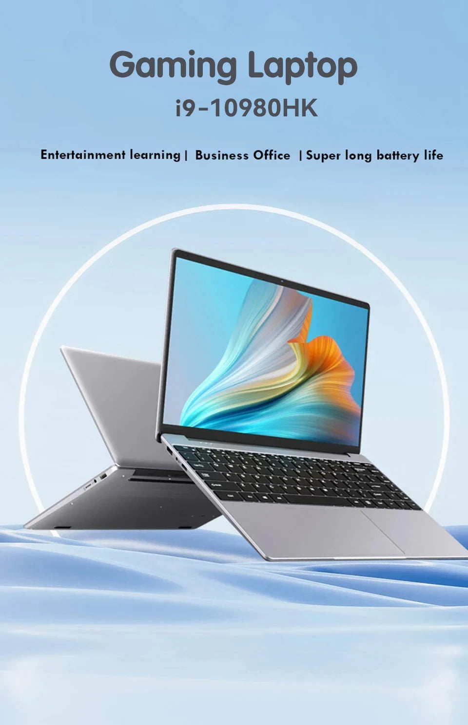 2026 14.1" Laptop Gaming Computer Intel Core i9 10980HK Windows 11 Pro 16GB DDR4 1TB SSD Gamer PC Notebook Computer Laptops PC