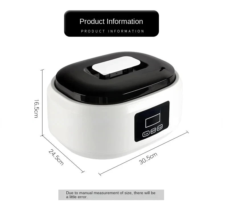110V 220V Professional Wax Heater with Adjustable Temperature and Large Capacity Beauty and Body Melting Wax Machine 200W