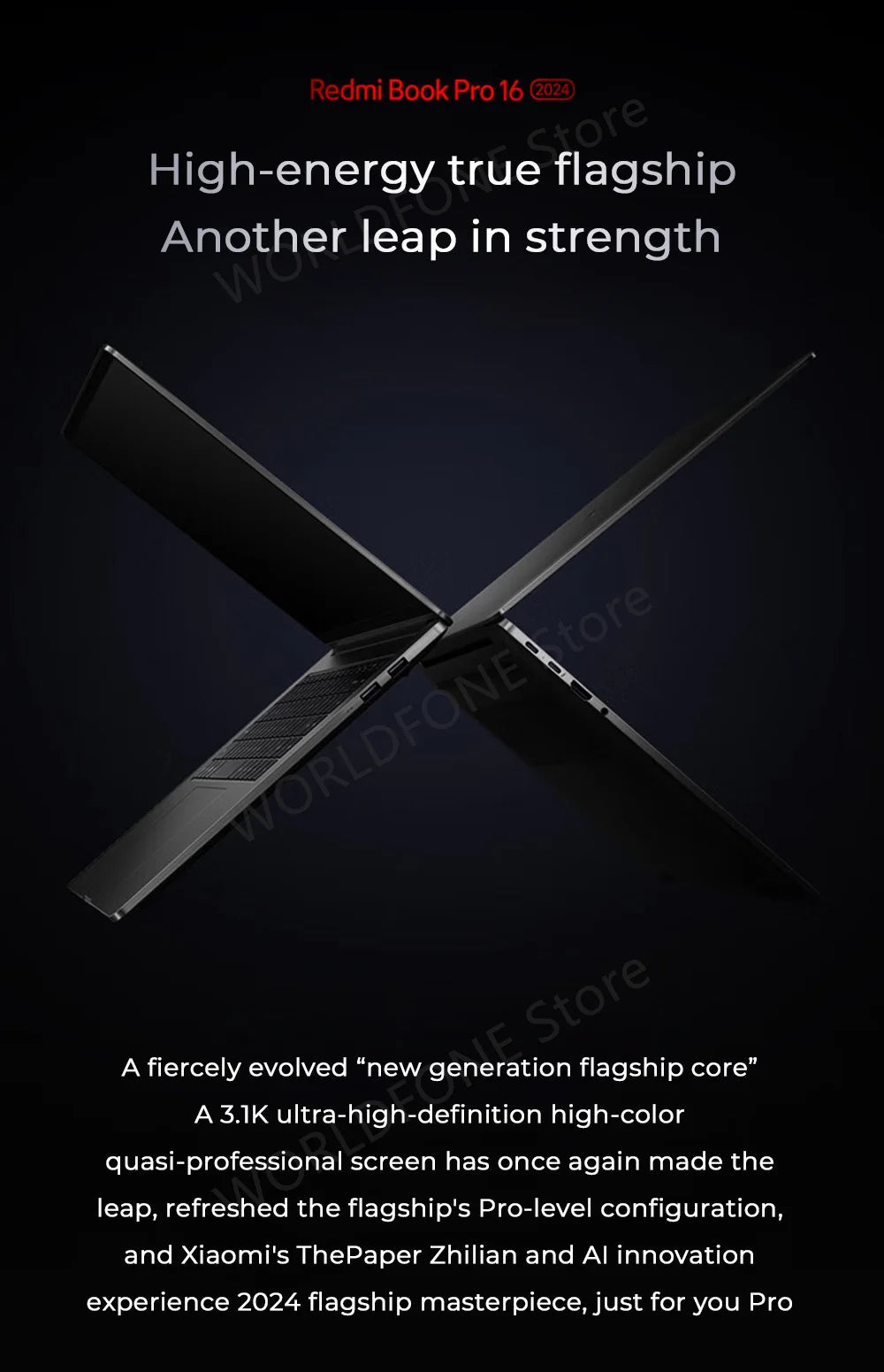 XIAOMI Redmi Book Pro 16 Laptop Intel Ultra5 125H 7 155H RAM 32GB SSD 1TB 16"Inch Notebook Ultrabook Computer PC
