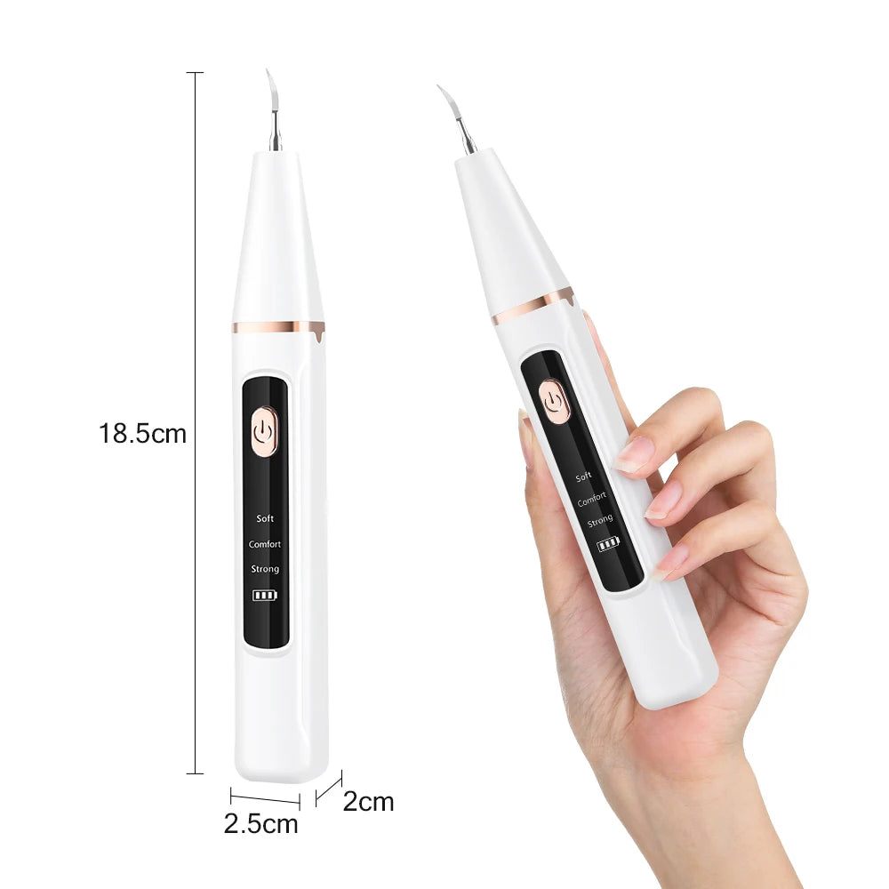 Dental Scaler For Teeth Tartar Remover Electric Teeth Cleaner Tooth Calculus Plaque Remover Ultrasonic Dental Stone Removal