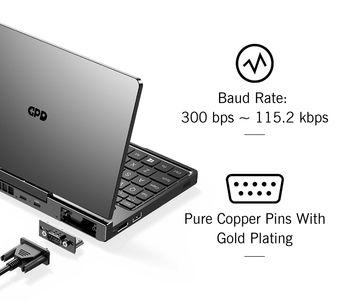 GPD pocket4 handheld mini laptop small portable operation and maintenance game office 8.8-inch touch screen
